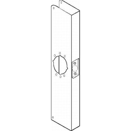 Don-Jo 20" Classic Wrap Around with 2-3/8" Backset and 1-3/4" Door CW20CPB